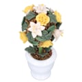 Miniatyrbild 5 av 8: 1:12 Dockhus Simuleringsblomma Mini Dockhus Trädgårdsaccessoarer Simulering Lera Blomma Hortensia Modell