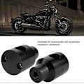 Miniatyrbillede 4 af 5: Styrforhøjer, 22 mm Forhøjer Aluminium Legering Løftepar til Motorcykelmodifikation (Sort)