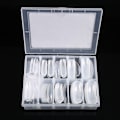 Miniatyrbillede 3 af 8: 120 stk. Dual System Form Extension Falske Negle Tips Neglekunst Tips UV Gel DIY 12 Størrelser med Linjer