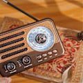 Miniatyrbilde 4 av 5: Bærbar Retro Radio Vintage Bluetooth Høyttaler FM/AM Radio Mottaker