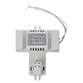 Miniatyrbillede 1 af 5: Hvidt plastikskal 4-benet 2D rør pære fluorescerende ballast AC 220V 0.19A 38W