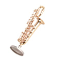 Miniatyrbillede 5 af 8: Miniatursaxofon i messing - Mini saxofonmodel - Musikinstrumentreplika - Dukkehusindretning