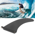Miniatyrbilde 5 av 8: 8-tommers miljøvennlig PVC-kvalitet Paddle Board Fin Watershed Balancing Surfebrett tilbehør Svart