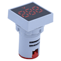 Miniatyrbilde 3 av 8: AD16‑22FSV Frostpanel Digital Spenningssignalindikator Spenningsmålerindikator 60~500V AC Rød