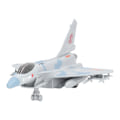 Miniatyrbillede 8 af 8: 1:50 Kampfly Model Legering Kampfly Ægte Detaljer Livagtige Strukturer Træk Kampfly Tilbage Med Lyd Lyseffekter Vis Stativ Blå Grå Camouflage