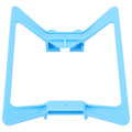 Miniatyrbild 7 av 8: RC Helikopter Landningsställ Lättvikt Plast Stabil Kroppsskydd RC Helikopter Landing Skid för FW 200 Blue