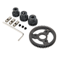 Pikkukuva 2 / 8: RC Metal Spur Gear Set Motor Pinion Gears Kit 52T 15T 17T 19T Traxxas Slash RC Autolle