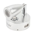 Miniatyrbilde 2 av 8: RV Leselampe LED Innendørs Sengelampe Båt Yacht 3 Justerbar Lysfarge Touch Lampe DC10 til 30V Sliver