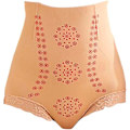Miniatyrbilde 2 av 5: Unik Fiber Lace Shaper: Slankende undertøy for magekontroll 3XL-4XL beige