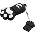 Miniatyrbillede 1 af 3: 32GB USB 3.0 Flash Drive Super Sød Sort Kattepote Form USB Flash Drive Tegneserie Dejlig Dyre Memory Stick Høj Hastighed Pen Drive Sort