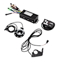 Miniatyrbillede 3 af 8: 24V 36V 48V Sinus Bølge Controller Tommelfinger Gas PAS LED LCD Meter Elektrisk Cykel 3 Tilstand Motor Controller Sæt