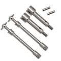 Miniatyrbilde 2 av 8: Rustfritt stål fremre drivaksel hundeben erstatning for Axial SCX24 90081 1/24 RC bil
