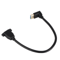 Pikkukuva 5 / 8: Displayportin uros- ja naaraspuolinen Displayport-tuki 8K/60HZ 4K/120HZ 90° Kyynärpää Displayport 1,4 -kaapeli 0,3 metrin näytölle