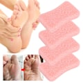 Miniatyrbillede 7 af 8: 4 stk Callus Exfoliate Stone Fødpleje Pimpsten Fødder Hård Hud Fjern Pedicure ScrubberPink