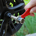 Miniatyrbillede 4 af 4: Kranktrækker, Kulstofstål Cykel Krank Sæt Trækker Adskillelsesværktøj Bundbeslag Ekstraktor Krank Cykel Mtb Med Hex Nøgle