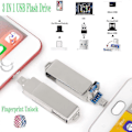 Miniatyrbillede 4 af 5: USB Flash Drive, USB 3.0 Memory Stick 360 Graders Roterbart Design Photo Stick