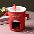 Miniatyrbillede 3 af 5: Fondue Krus Keramik Chokolade Smelte Fondue Krus Kaffe Farve
