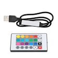 Miniatyrbild 4 av 8: USB Bluetooth RGB Light Strip Controller med fjärrkontroll för 4 Pin 5V LED Strip Lights