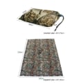 Miniatyrbillede 8 af 8: 3 i 1 regnponcho vandtæt letvægts bærbar multifunktionel udendørs vandreregnfrakke Army Green