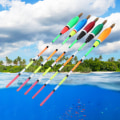 Miniatyrbilde 5 av 8: 5 STK Multifarge Balsa Wood Fishing Float Bobber Bite Indikator fiskeutstyr (3+2g)