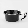 Miniatyrbild 3 av 5: Picknickskål Non-Stick Campingmugg Med Handtag svart 360ml