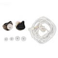 Pikkukuva 1 / 8: KZ ZS10 PRO X -langalliset kuulokkeet - 1DD 4BA hybridiajuri - HiFi - irrotettava hopeoitu 0,75 mm 2-pin-kaapeli