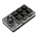 Miniatyrbillede 5 af 8: Minitastatur Knop Design Rød Switch Dual Mode Plug and Play Mekanisk programmerbart tastatur til gaming Office Media 6 taster med 1 knop