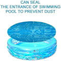 Miniatyrbild 3 av 4: Rund Pool Solskydd - Poolskydd Rund Solfolie Dammtät för Pool (Diameter: 150cm) Prisvärd