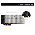 Miniatyrbillede 2 af 5: PCIE 4-Port 2.5G Diskless Netværkskort, Gigabit Kablet Netværksport (A)