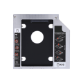 Miniatyrbillede 6 af 8: 9,5 mm aluminium SATA HDD SSD-kabinet harddiskdrev bay-caddy optisk DVD-adapter til bærbar computer