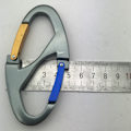 Miniatyrbild 5 av 7: Aluminiumlegering Utomhus Bergsklättring Karabiner Multifunktionellt Säkert Låsspänne