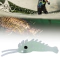 Miniatyrbilde 5 av 8: 50 stk. Lysende kunstig simulering små gressreker fiske lokke agn for sjøvann ferskvann