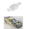 Miniatyrbillede 3 af 5: Akselafstand Chassis Ramme Til Miniq Q9 Miniq9 1/28 Rc Bil Dele ,3wanan