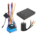 Miniatyrbild 4 av 8: 80A borstlös ESC + 3650 2300KV borstlös motor + programmeringskort för 1:10 RC-bilmodell