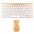 Pikkukuva 8 / 8: Smart Wireless Keyboard Mouse Kit Hiljainen LED-ilmaisin Vedenpitävä Power Kompakti Näppäimistö Set Office Goldille