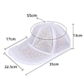 Miniatyrbilde 2 av 5: Enkel Hattvask Beskytter Baseballcaps Rengjøring Vaskepose Hattpose Vaskemaskin Meshpose Ne