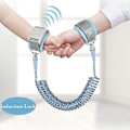 Miniatyrbild 1 av 5: Anti-förlust handledsband - Magnetisk låsning, Blå (2,5 m) - Säkerhetssele för barn med reflexremsa