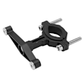 Miniatyrbillede 3 af 8: CANSUCC Cykelflaskeholder Adapter Montering Justerbar Road Mountain Bike Styr Vandflaskeholder Sadelpind Montering Sort
