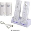 Miniatyrbillede 2 af 5: Dobbelt Opladestation til Nintendo Wii Remote-kompatibilitet, Wii Opladestation, Nintendo Gamepad Oplader med 2 x 2800 mAh Genopladelige Batterier