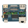 Miniatyrbilde 3 av 8: For Raspberry Pi Module 4 Board Multi Interface PCB 4K 30fps CM4 Socket USB2.0 CSI Connector 5V Input Mini Base Board