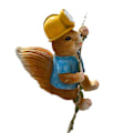 Miniatyrbillede 3 af 5: Resin Dyredekorationer Solcellelamper Have Vægophæng (Egern)