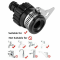 Miniatyrbilde 5 av 8: Slangekobling Kranadapter Universal Slangekobling Mikser for Kjøkken Bad