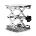 Miniatyrbilde 8 av 8: 100X100mm Lab Lift Løfteplattformer Stativ stativ saks rustfritt stål