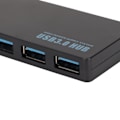 Miniatyrbild 4 av 6: USB Hub 3.0 Ultratunn bärbar 4 portar 5 Gbps Höghastighets stabil dataöverföring dockningsnav