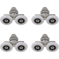 Miniatyrbillede 1 af 4: Brusedørsruller - Reservedele til skydedørsruller (4 stk., 27 mm)