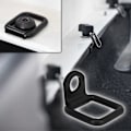 Miniatyrbillede 3 af 5: Fastgørelses D-ring Ankre Kraftigt Stål Til Godstrailer Båd (8 Stykker, Sort) Zekai