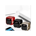 Miniatyrbillede 2 af 5: D86 Trådløs Bluetooth Højttaler Smart Stemmeprompt Bærbar Audio plug-in kort / USB subwoofer sort