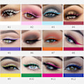 Miniatyrbillede 2 af 8: Matte flydende eyeliner 12 farver vandtæt høj pigmenteret farverig eyeliner pen sæt