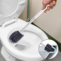 Miniatyrbillede 2 af 5: Silikone Toiletbørste Sæt - Hvid