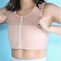 Miniatyrbillede 4 af 5: Is Binder til Kvinder i Is Silke med Lynlås foran - Åndbar Tomboy Vest Top Sort M